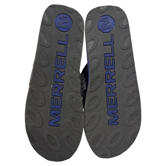 Merrell Breakwater Men's Sandals Size US 11 Thong Slide Flip Flops Blue - Picture 3 of 5